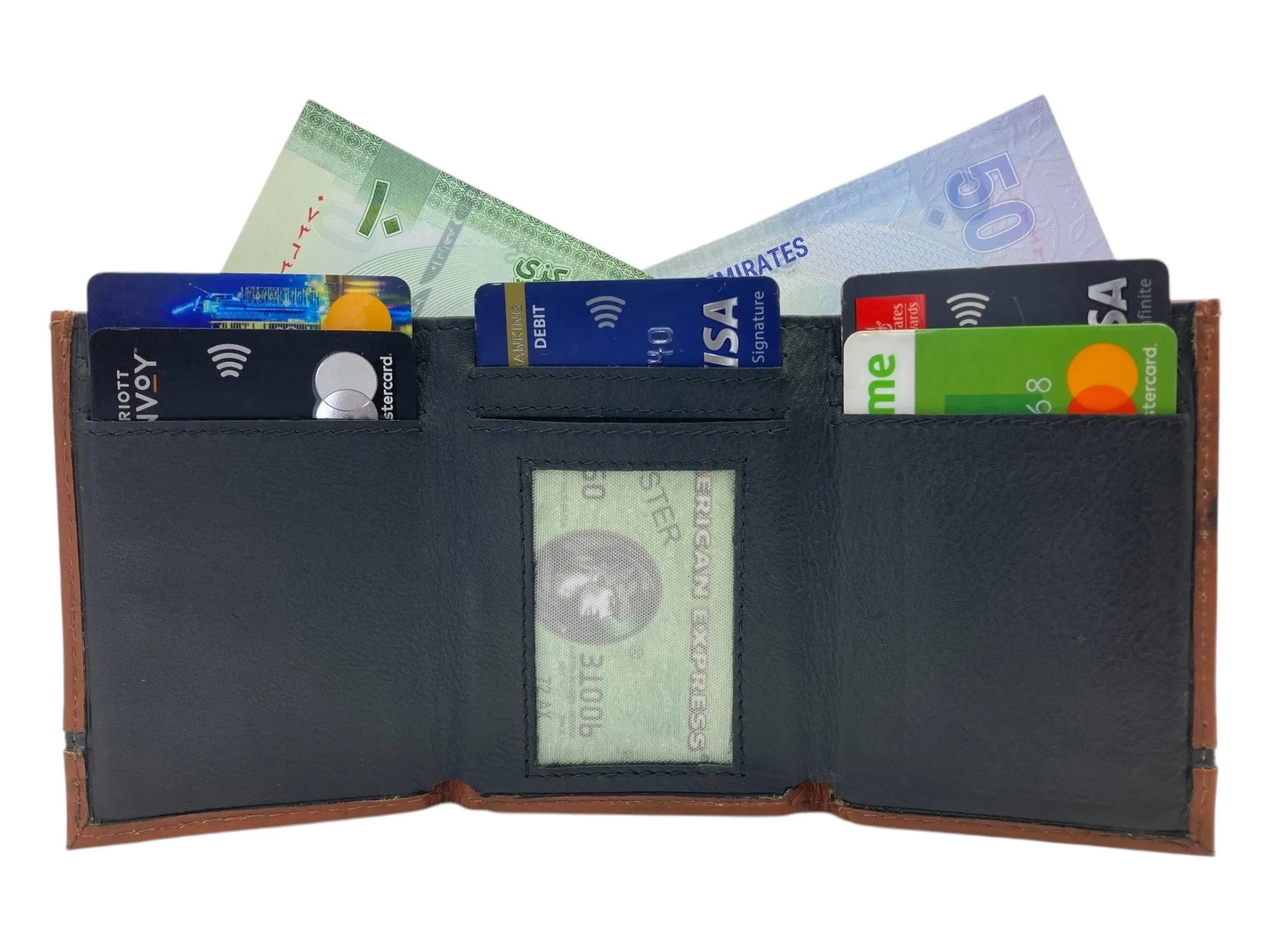 Small Trifold Wallet Compact Size # 1891