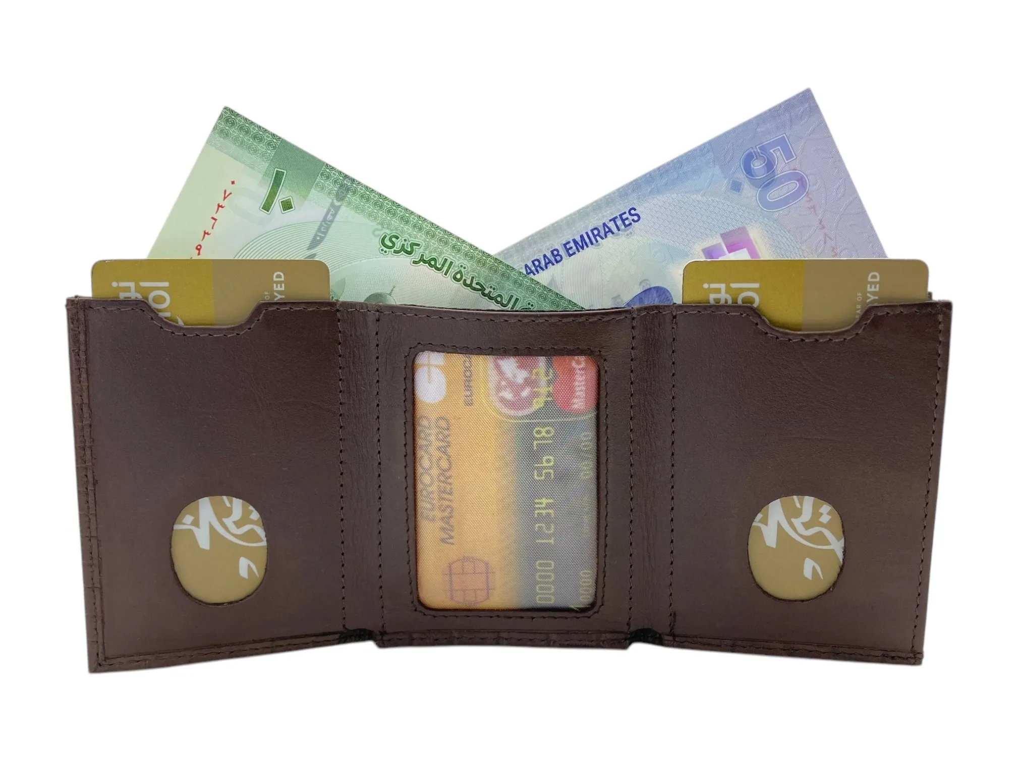 Small Trifold Wallet Compact Size # 4519[ZIP]