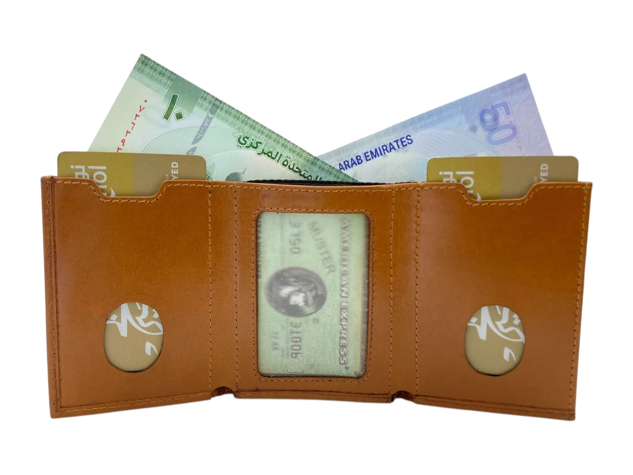 Small Trifold Wallet Compact Size # 4519[ZIP]