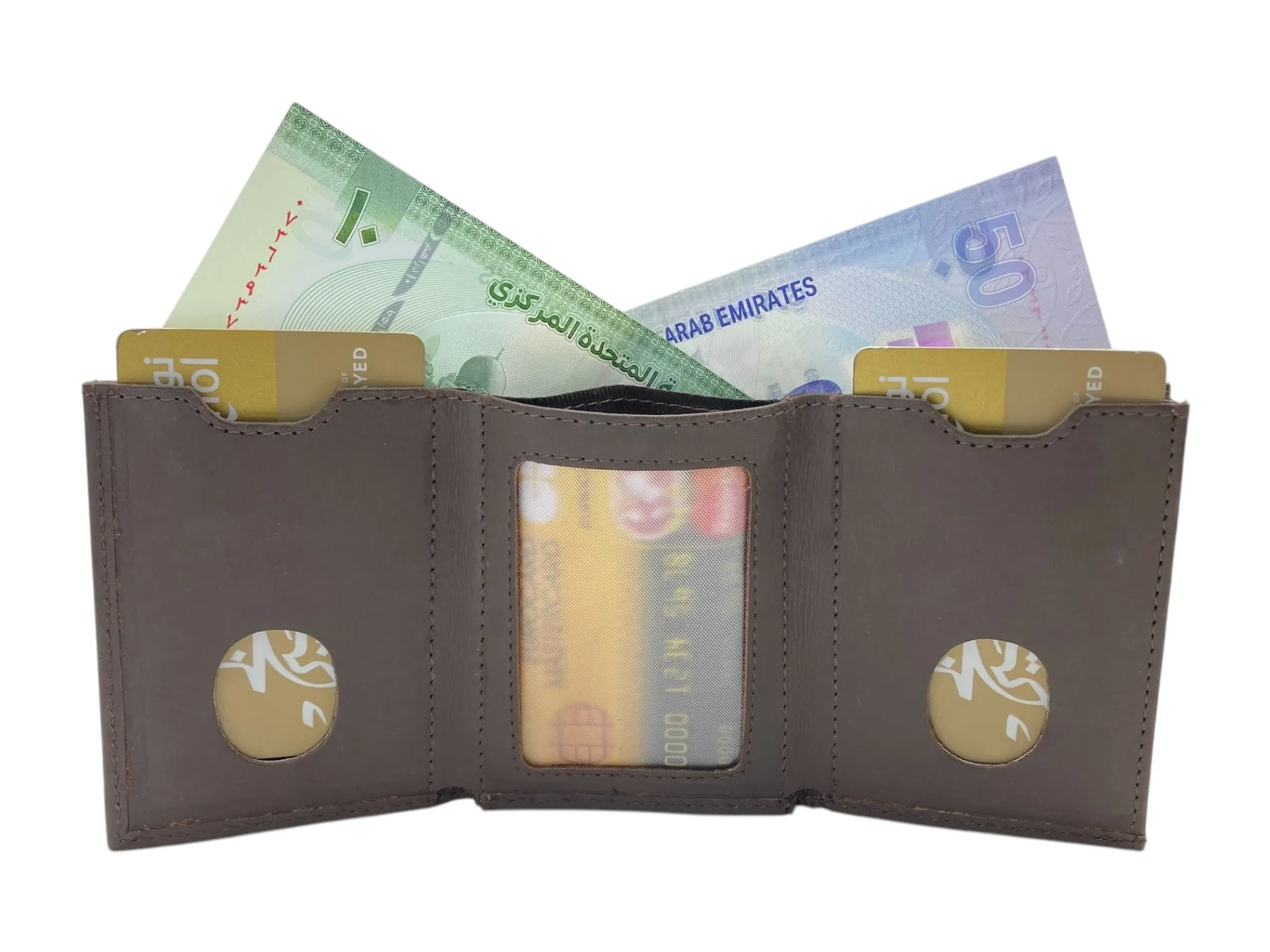 Small Trifold Wallet Compact Size # 4519[ZIP]