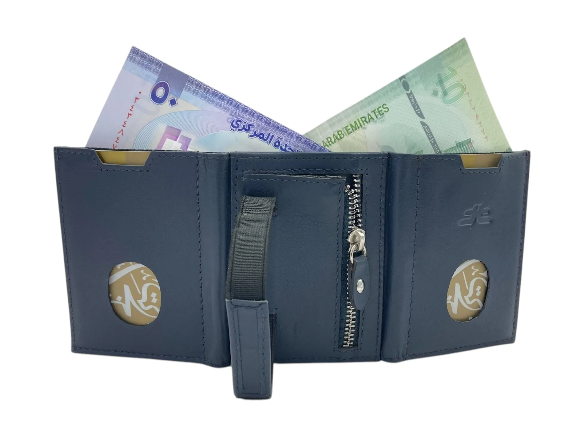 Small Trifold Wallet Compact Size # 4519[ZIP]