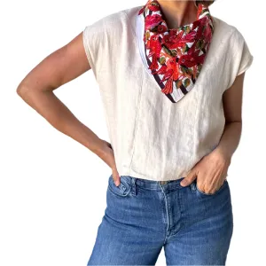 Snap Bandana - Linen Backing