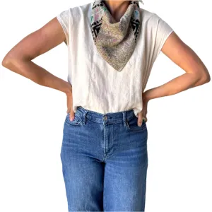 Snap Bandana - Linen Backing