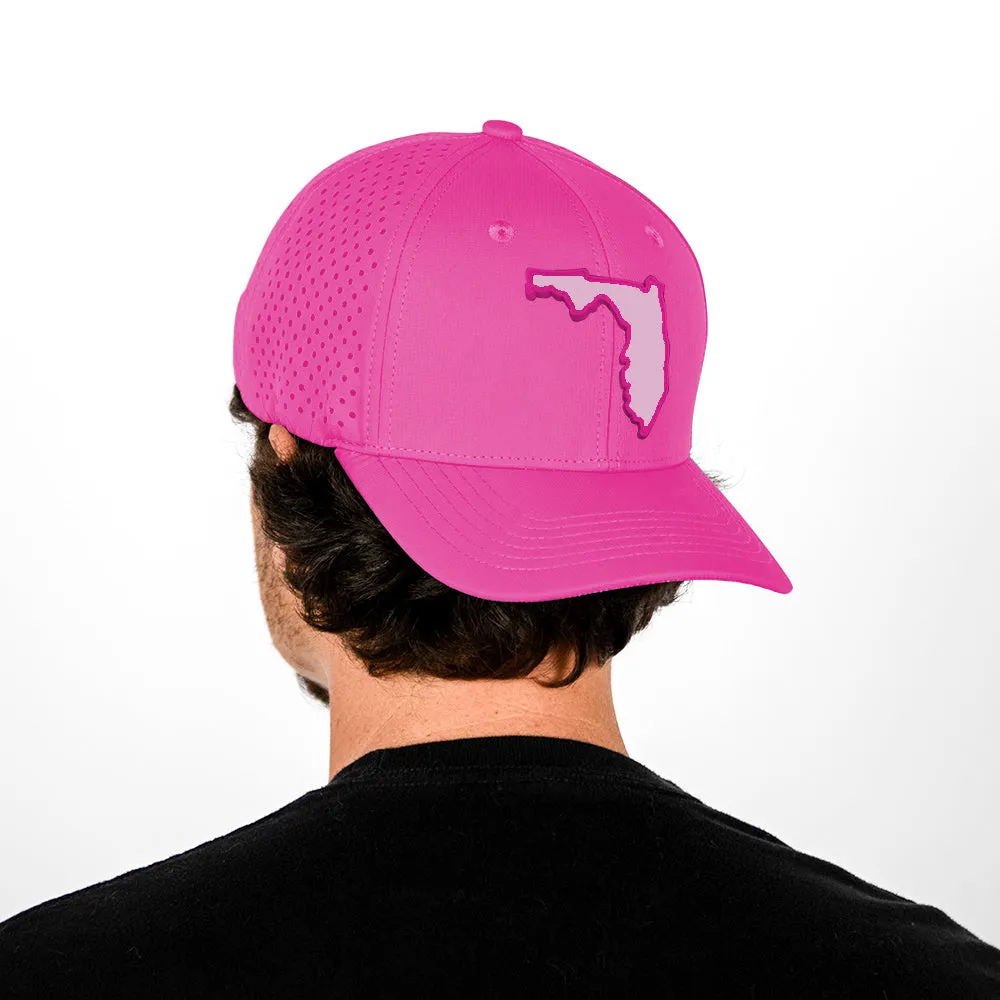 Special Edition Performance Snapback | Florida Palm Tree | Bright Pink PreOrder