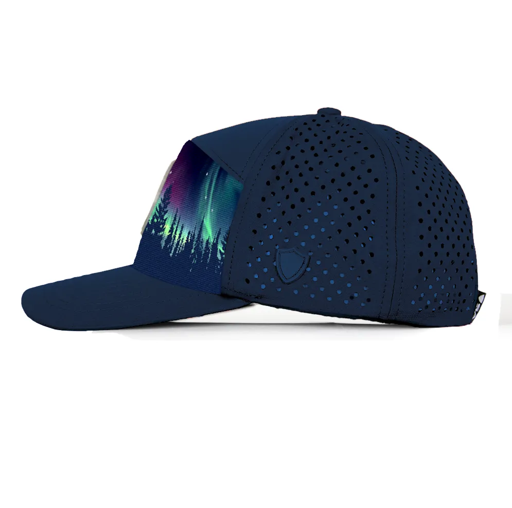 Special Edition Performance Snapback | Northern Lights | Navy