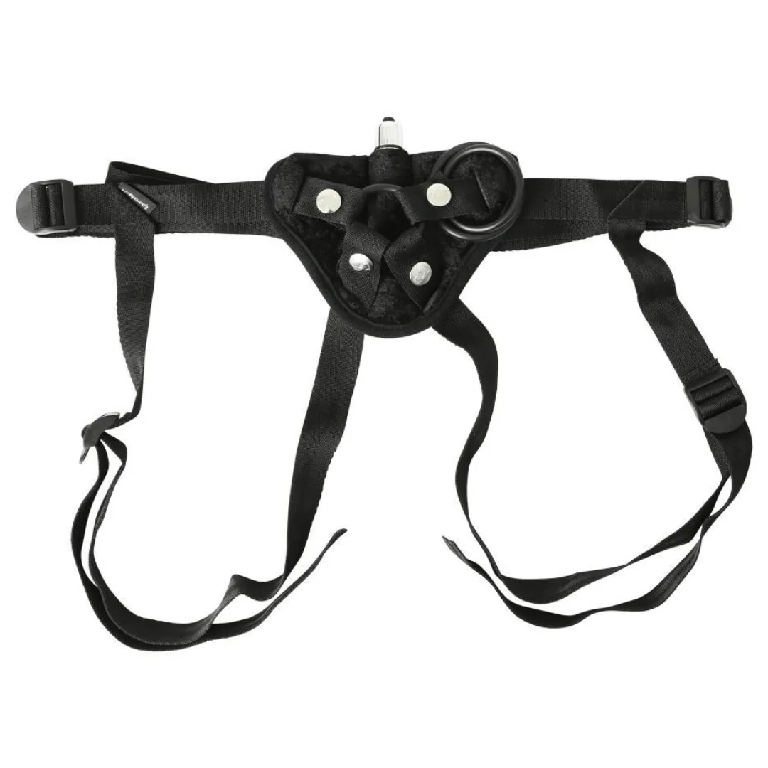 Sportsheets Vibrating Velvet Strap-on Harness
