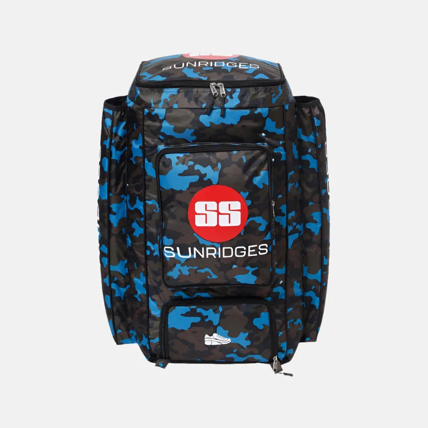 SS Camo Duffle Cricket Kit Bag -Blue