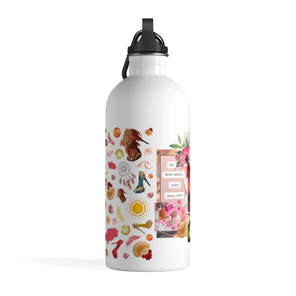 Stainless Steel Water Bottle 'Ibiza life'