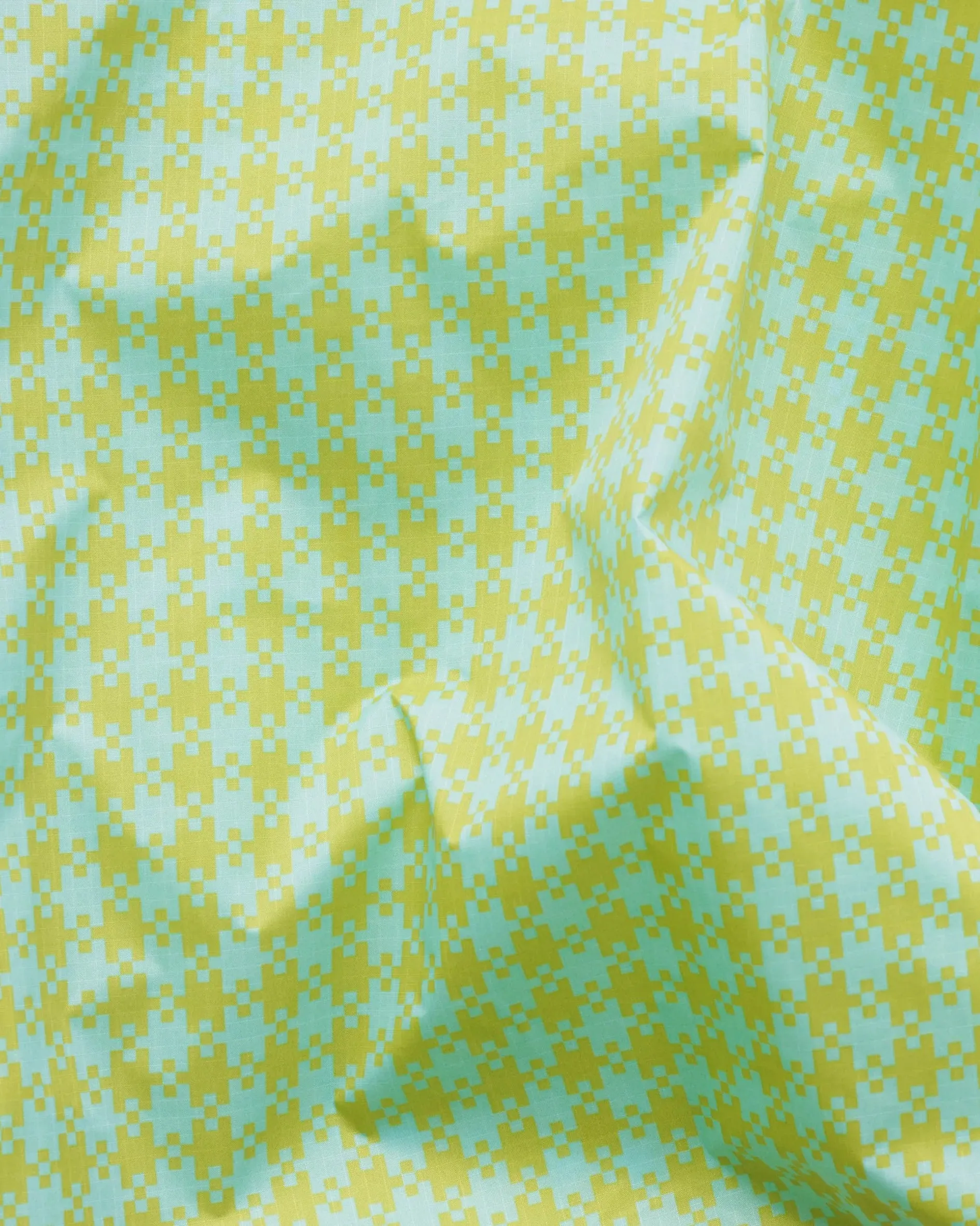 Standard Baggu - Mint Pixel Gingham