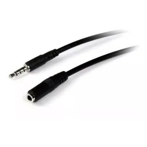 Star Tech Cable De 2m Extensor De Audifonos Y Diadema Headset