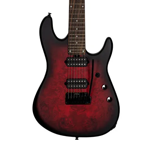 Sterling By Music Man Richardson Cutlass Signature 7-String Guitar, Dark Scarlet Burst Satin
