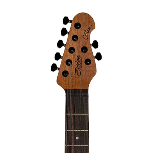 Sterling By Music Man Richardson Cutlass Signature 7-String Guitar, Dark Scarlet Burst Satin