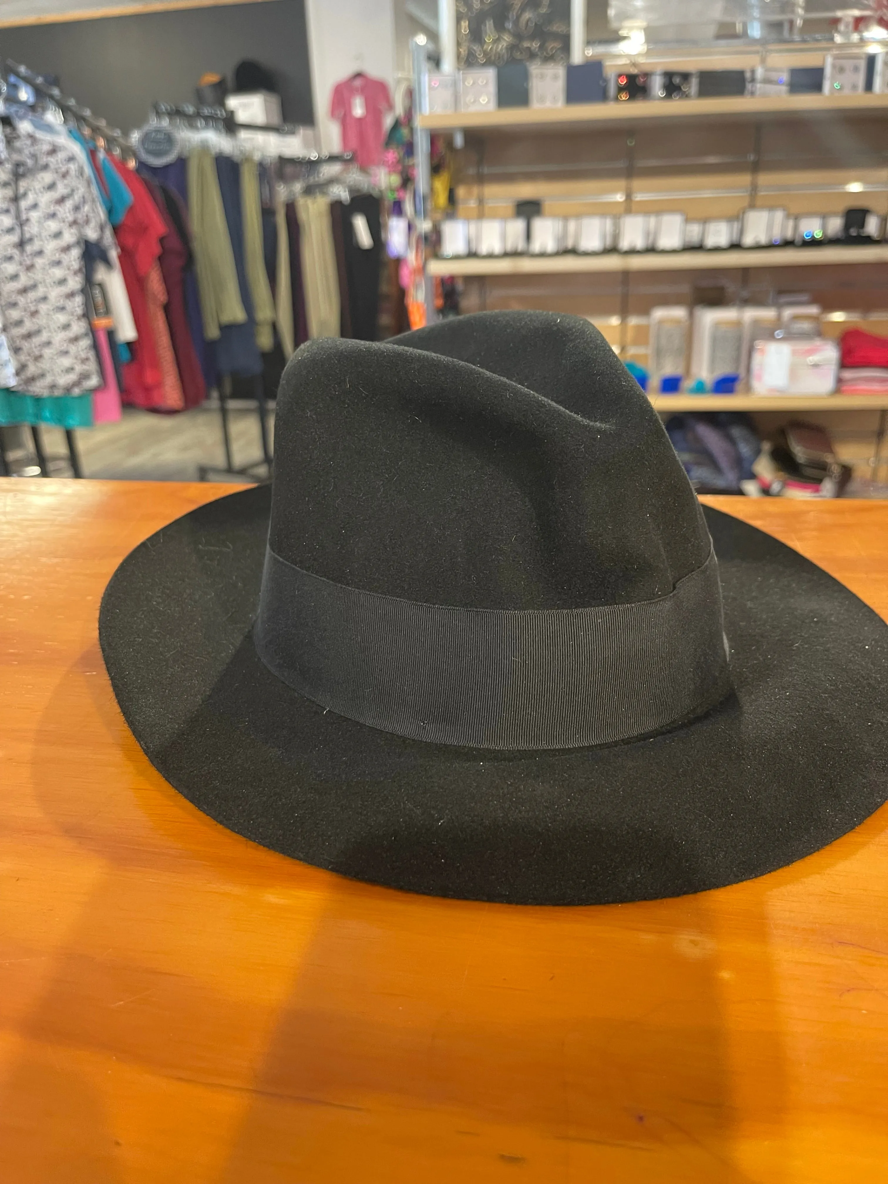 Stetson Black Snap Brim 7