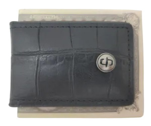 Stetson Croc Print Magnetic Money Clip