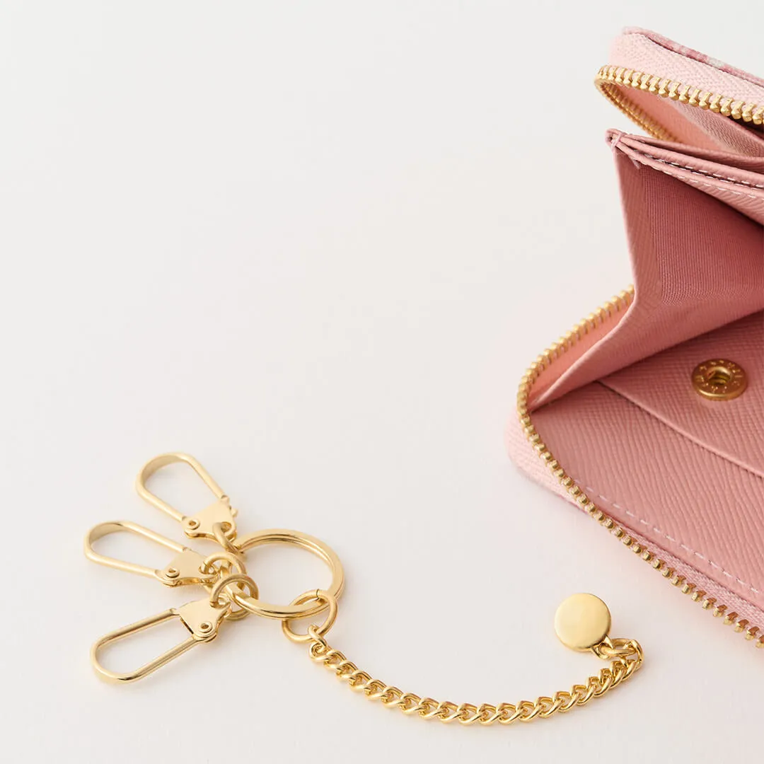 Strawberry Chocolate Compact Zip Around Wallet【Japan Jewelry】