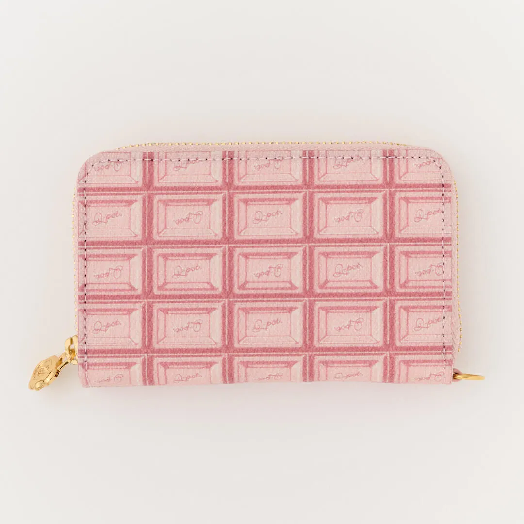 Strawberry Chocolate Compact Zip Around Wallet【Japan Jewelry】