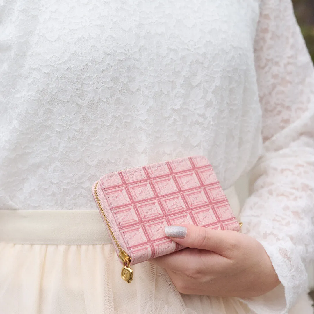 Strawberry Chocolate Compact Zip Around Wallet【Japan Jewelry】