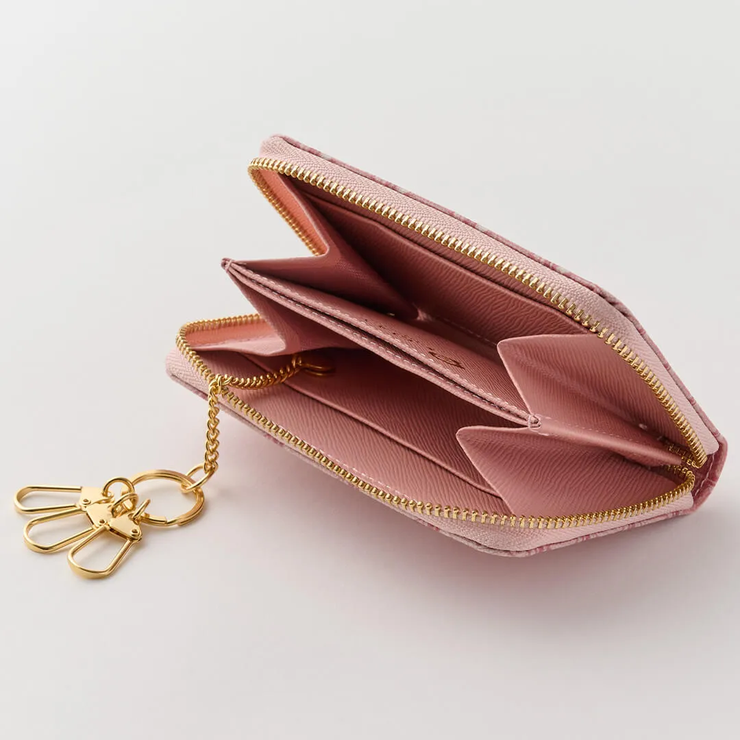 Strawberry Chocolate Compact Zip Around Wallet【Japan Jewelry】