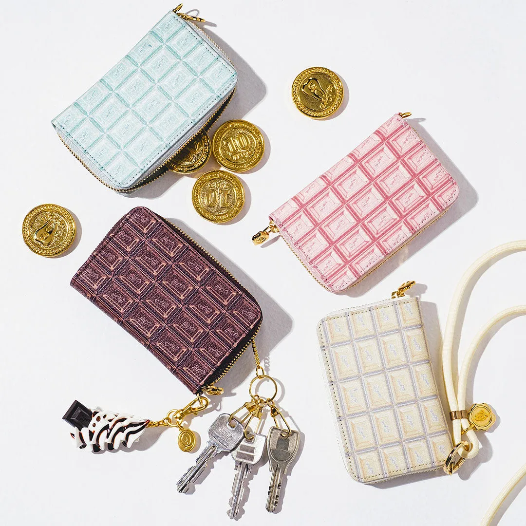 Strawberry Chocolate Compact Zip Around Wallet【Japan Jewelry】