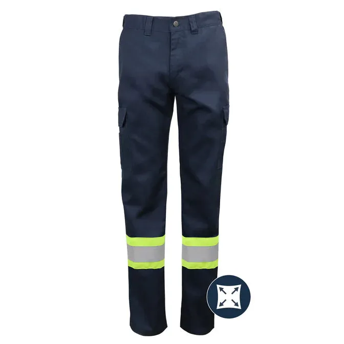 Stretch Cargo Pant with 4" Contrast Striping by GATTS Workwear - Style 011EX4