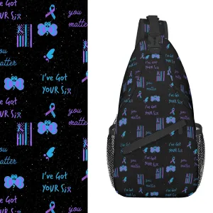 Suicide Awareness Sling Bag - You Are Enough -Made in USA