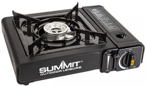 Summit Portable Camping Gas Stove With Carry Bag