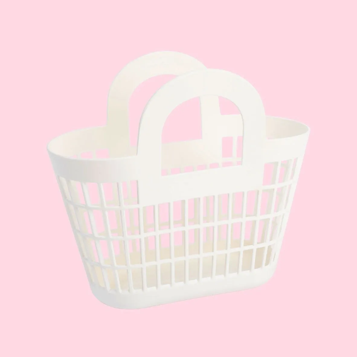 sunjellies: rosie basket in cream
