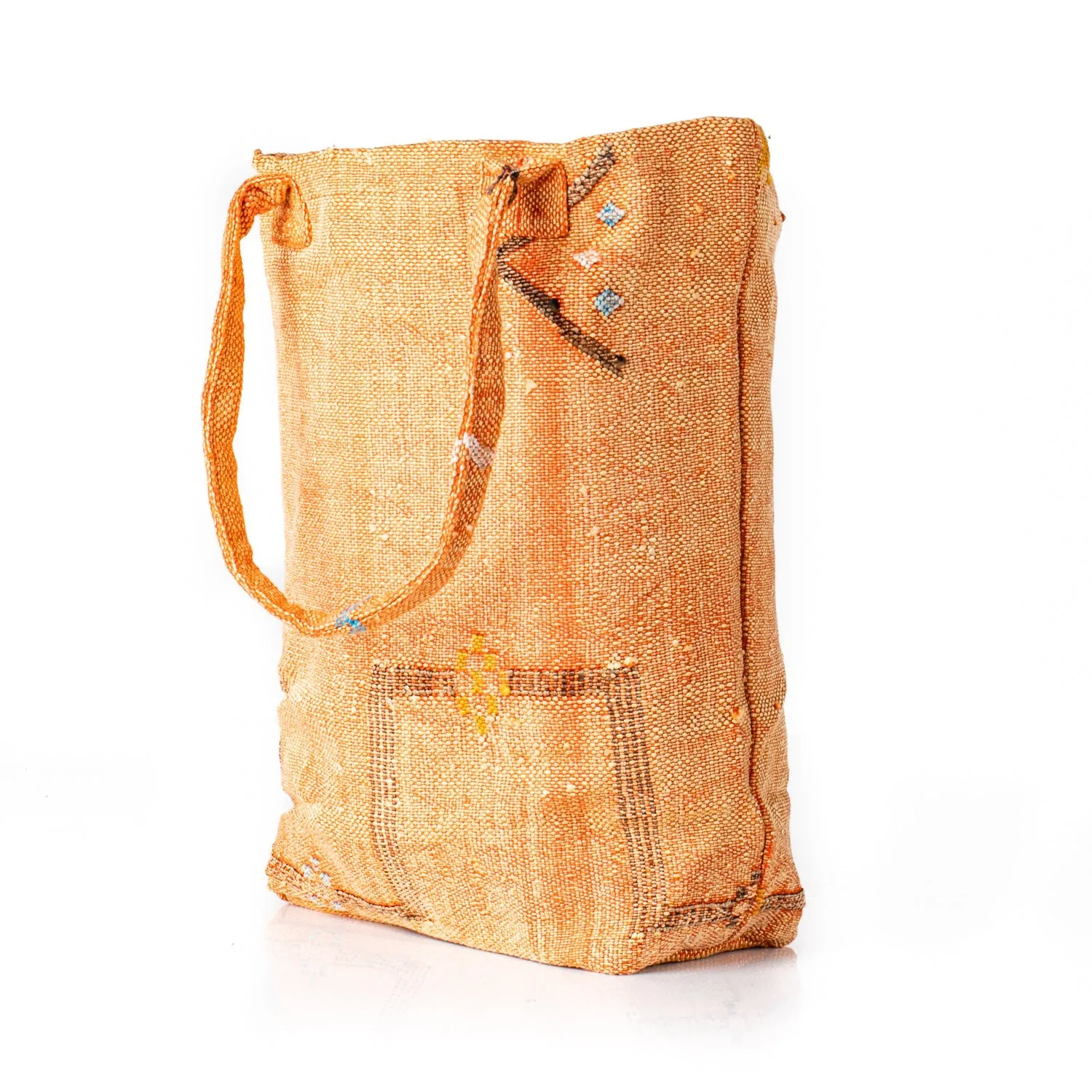 Sunset Orange - Tote Cactus Silk bag