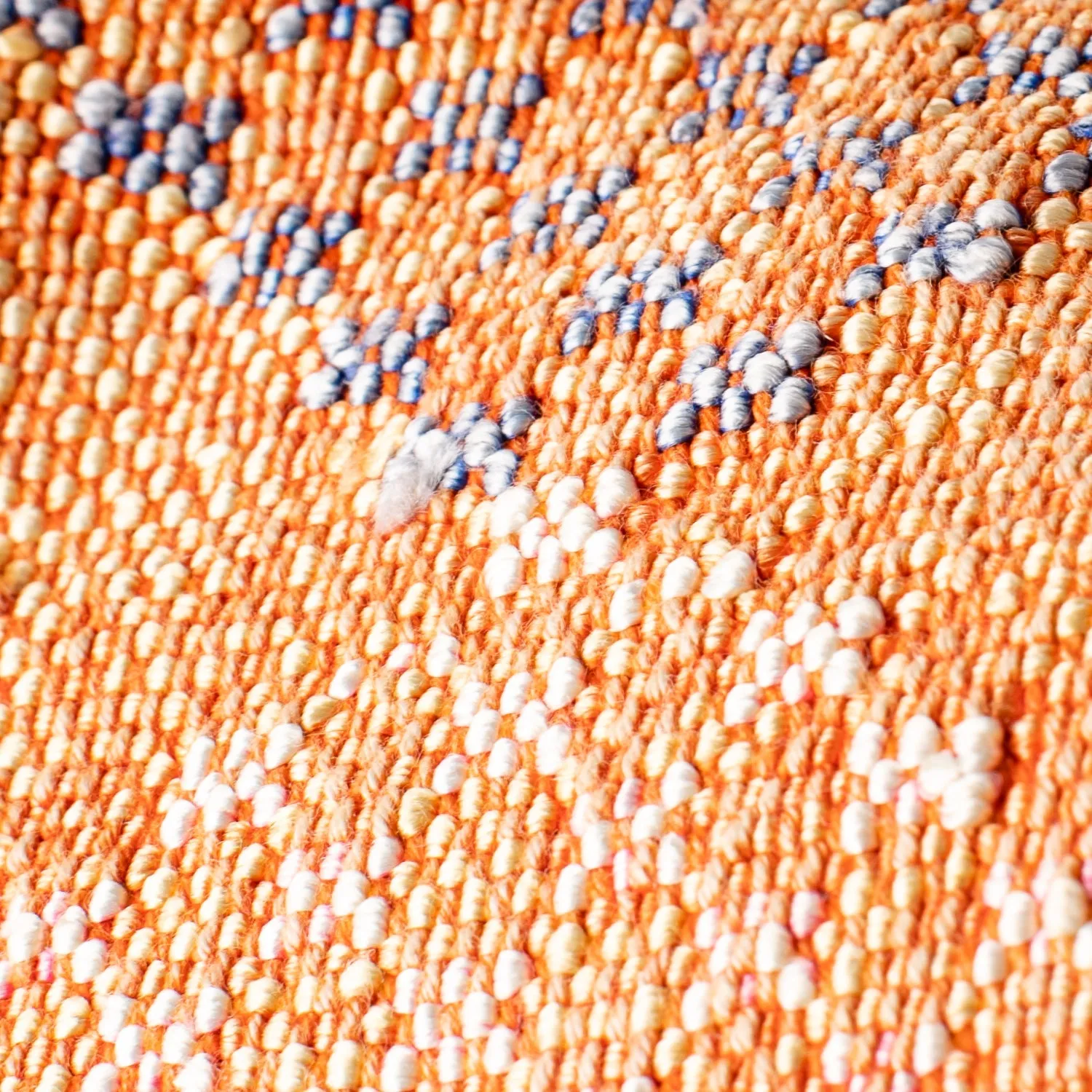 Sunset Orange - Tote Cactus Silk bag