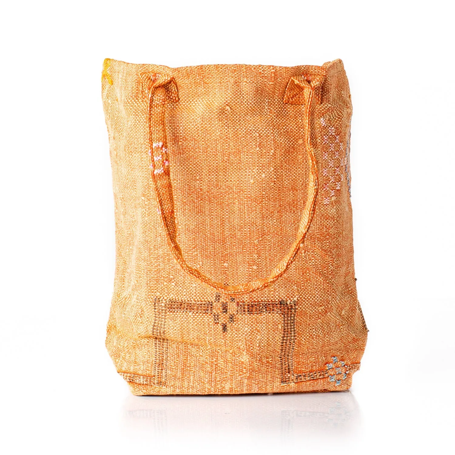Sunset Orange - Tote Cactus Silk bag