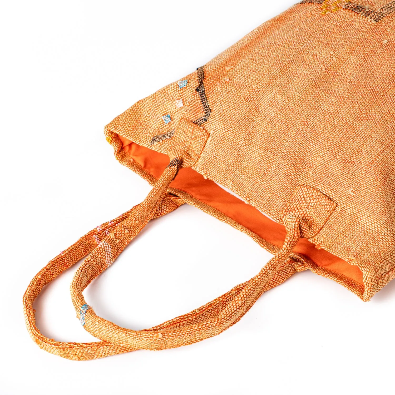 Sunset Orange - Tote Cactus Silk bag