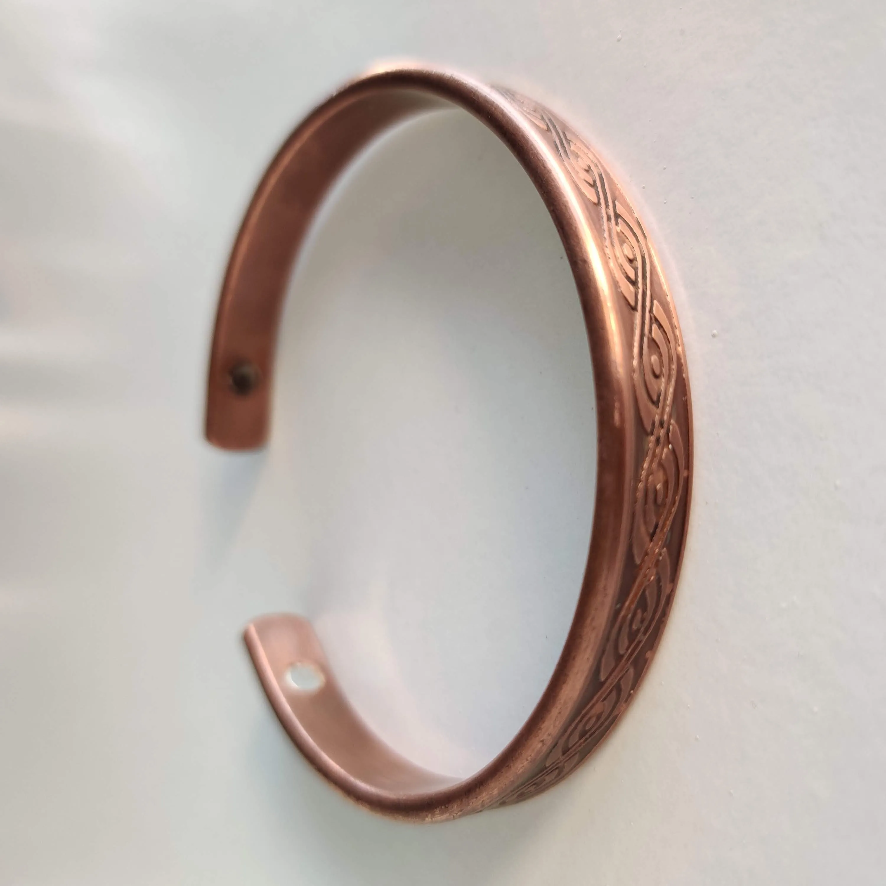 Swirl Copper Magnetic Bracelet