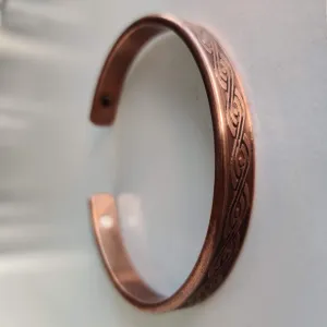 Swirl Copper Magnetic Bracelet
