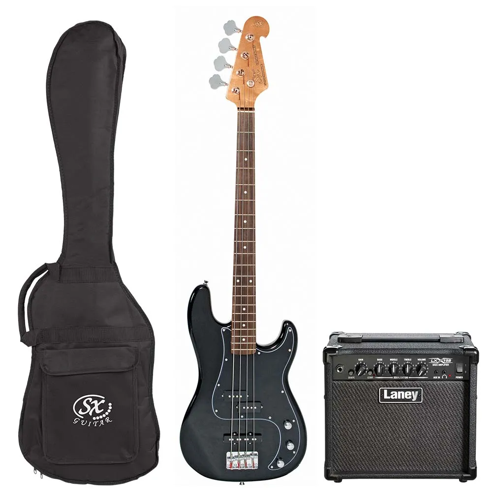 SX / Laney Bass Guitar & Amp Package