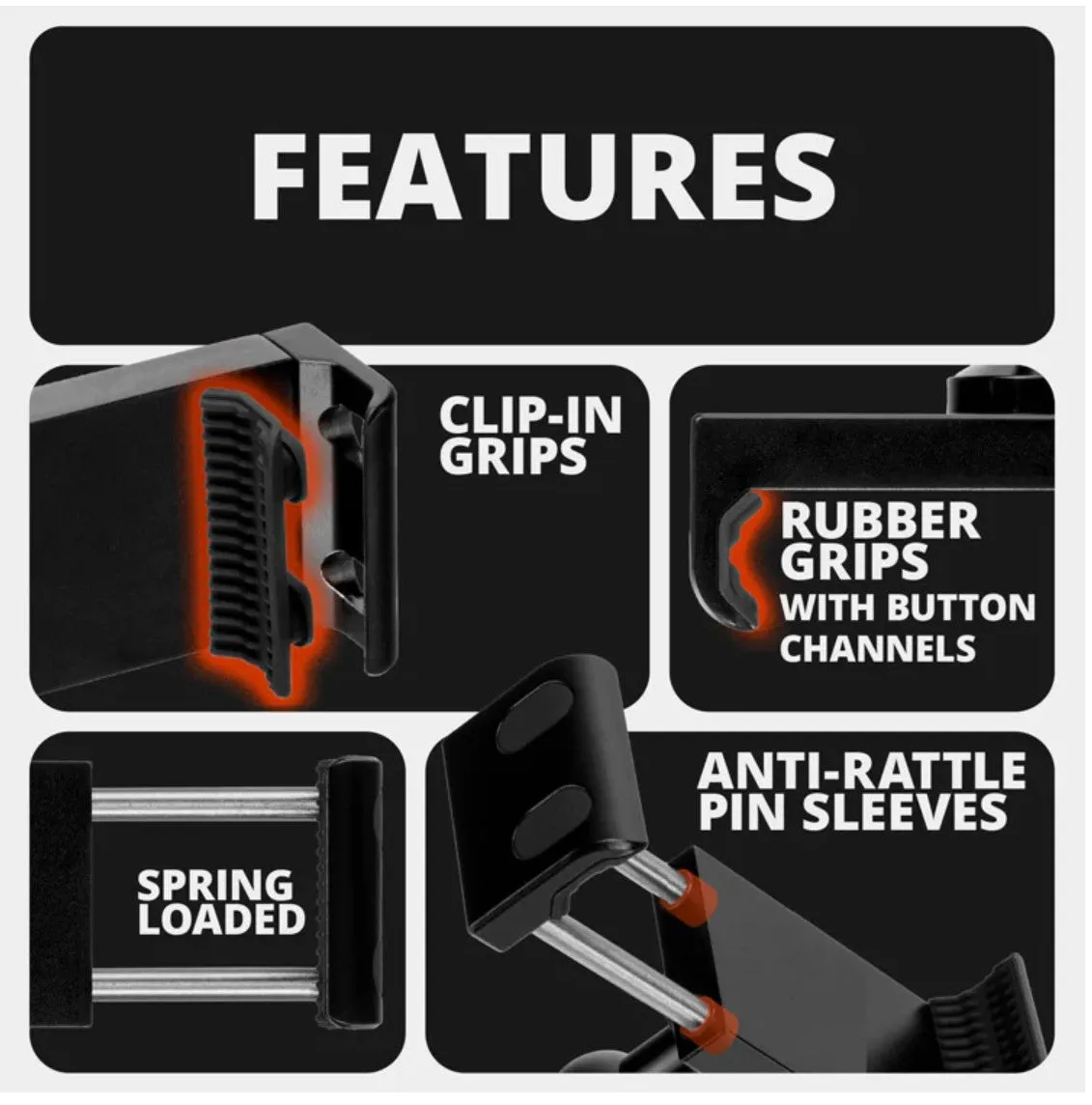 TackForm Enduro Series - Perch / Brake / Clutch Reservoir Mount - Single Ball