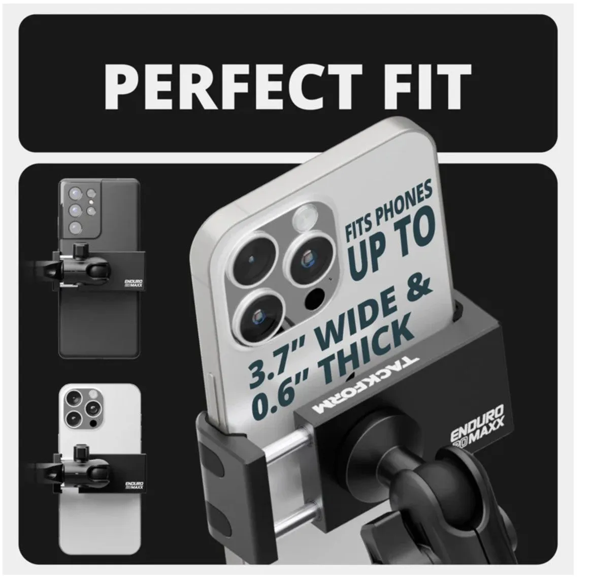 TackForm Enduro Series - Perch / Brake / Clutch Reservoir Mount - Single Ball