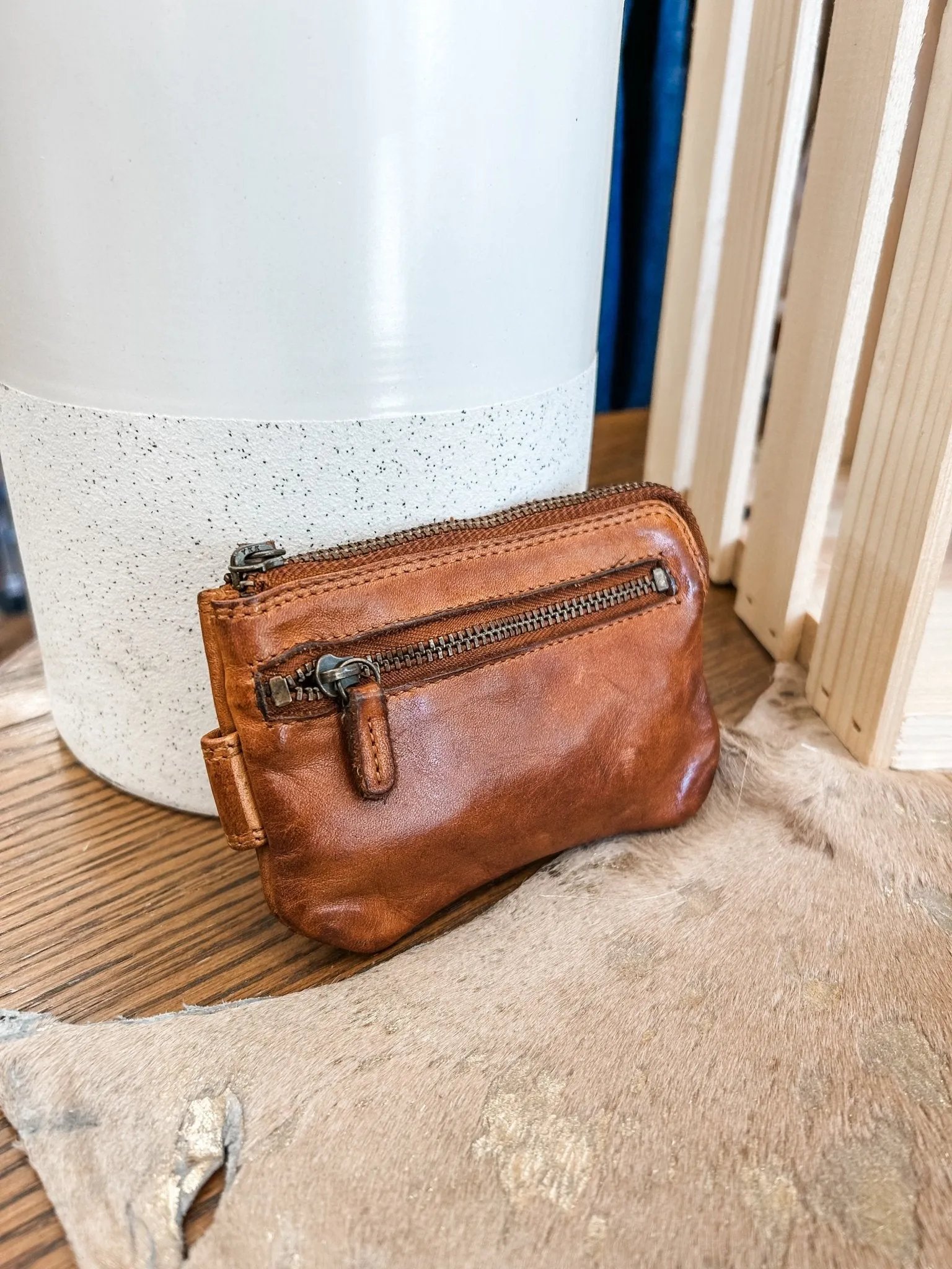Tan Pocket Wallet