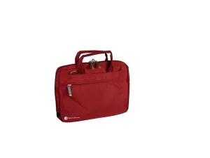 Techzone Tzmny Maletin Para Laptop 12.6 Pulg, Asa Acolchada, Nylon, Rojo