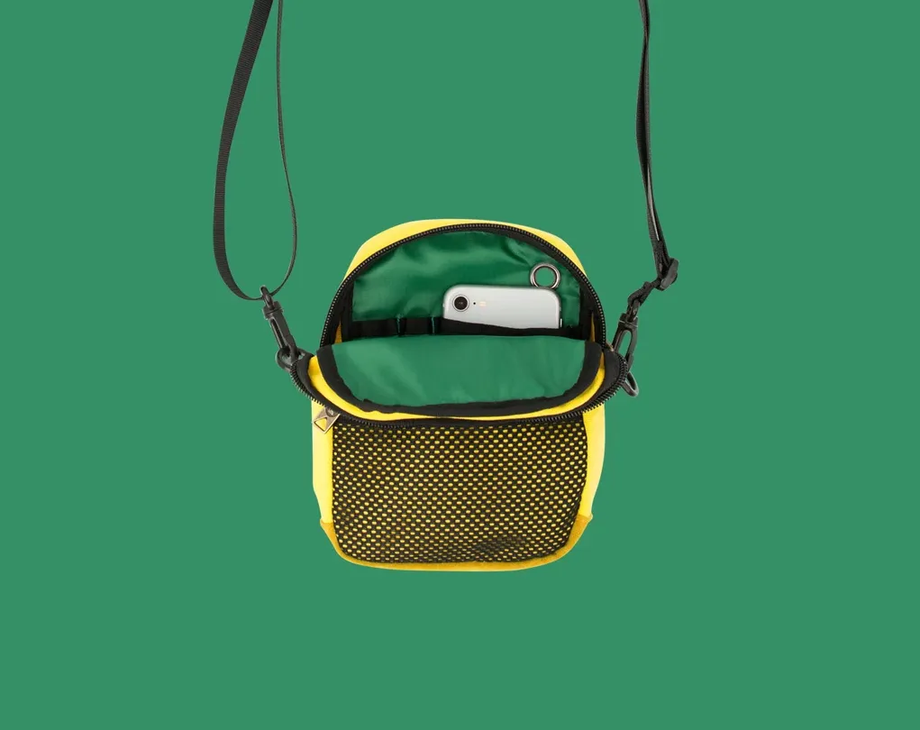 The Bumbag Co Explored Compact Shoulder Bag - Yellow