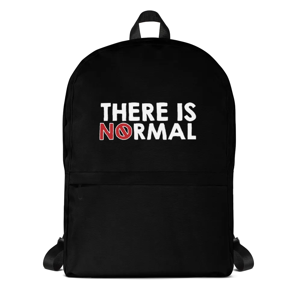 There is No Normal (Text Only Design - Backpack)