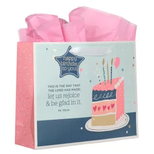 This is the Day the Lord has Made Birthday Gift Bag with Tissue