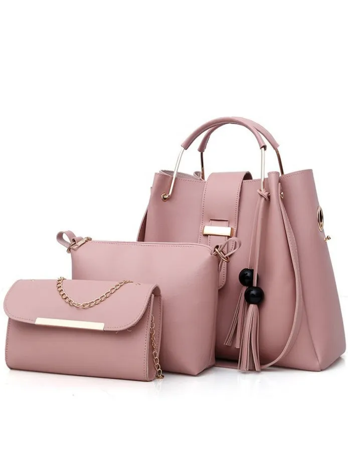 Three-piece Tassel One-shoulder Diagonal Handbag
