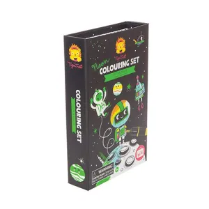 Tiger Tribe Neon Colouring Set Outer Space
