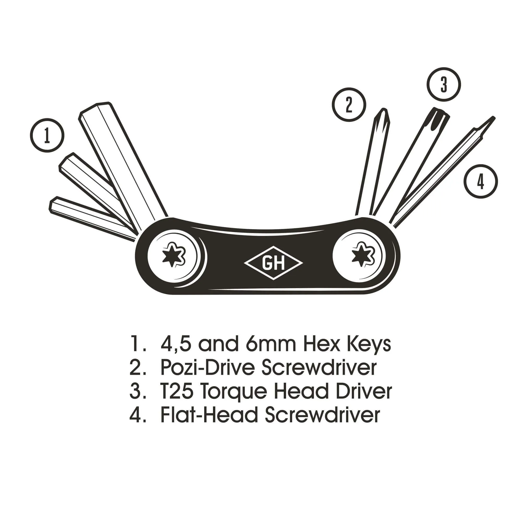 Titanium Pocket Bicycle Multi-Tool
