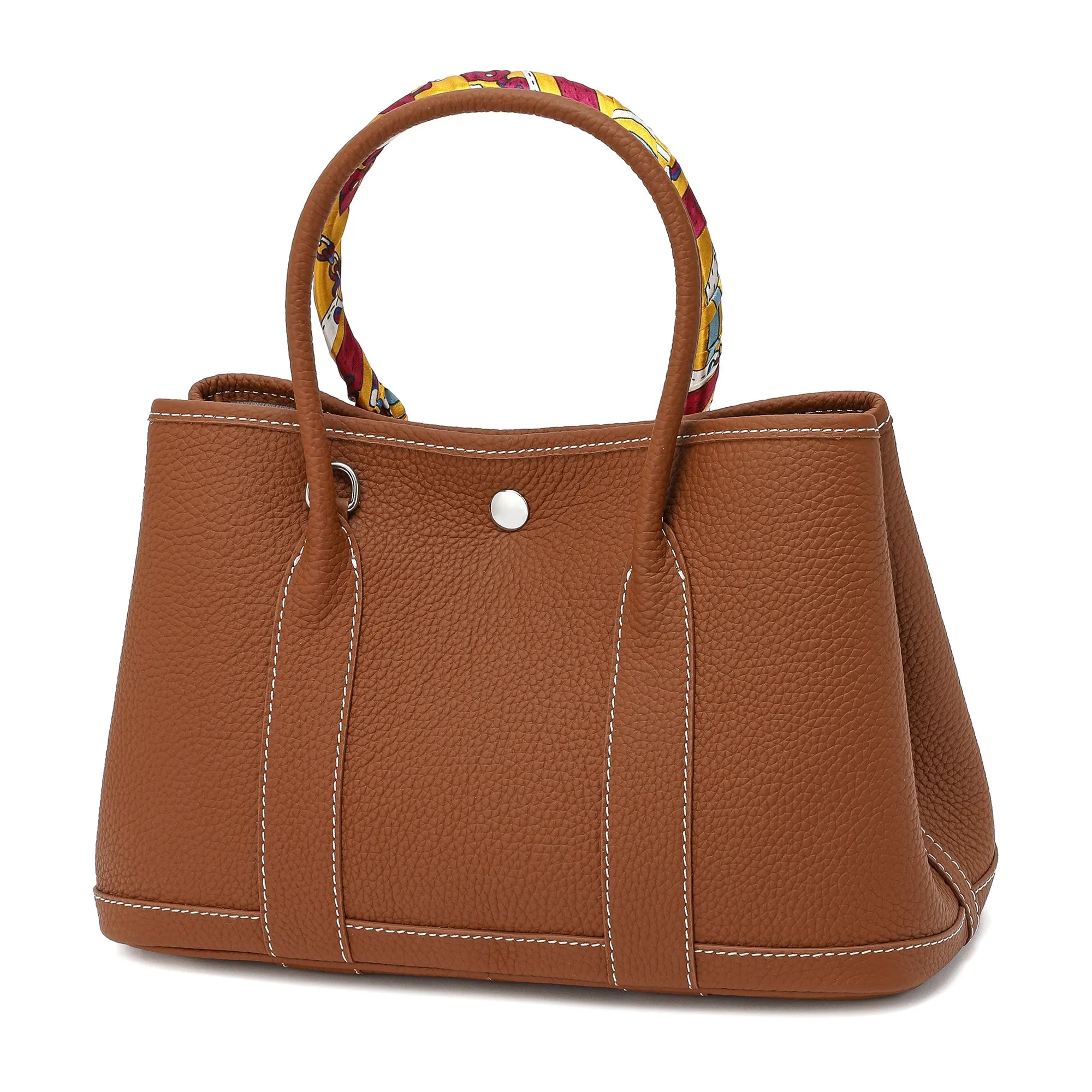 Top-Grain Leather Satchel/ Tote Bag