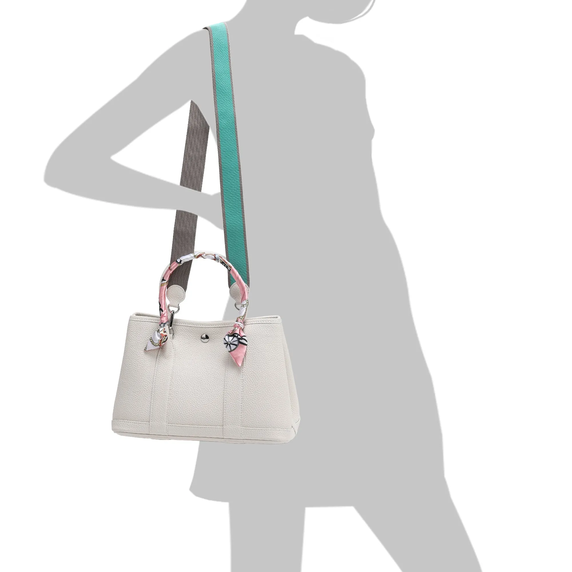 Top-Grain Leather Satchel/ Tote Bag