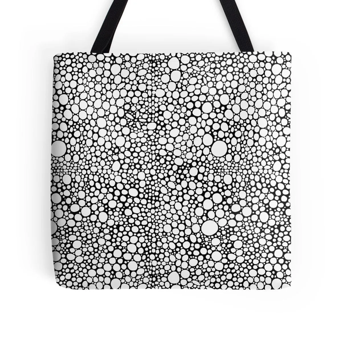 Tote Bag 'Black & White Bubbles'
