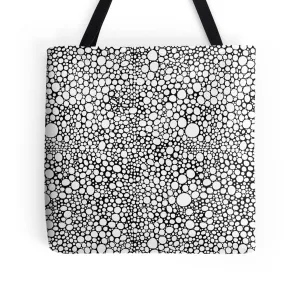 Tote Bag 'Black & White Bubbles'