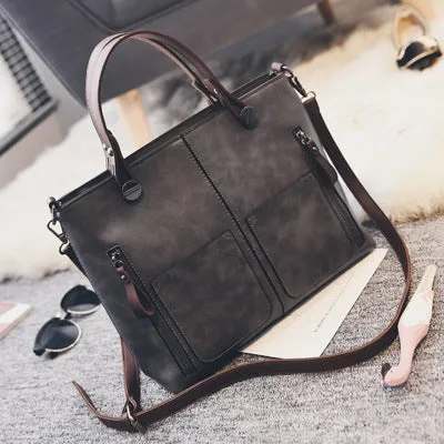 Tote / Shoulder Bag  <br>Vegan-Leather