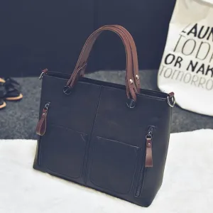 Tote / Shoulder Bag  <br>Vegan-Leather